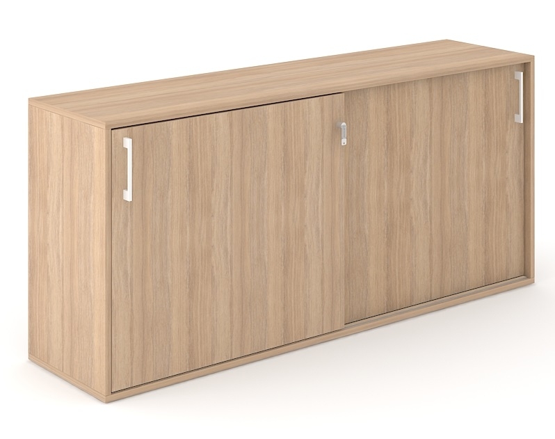 Choice 2H Office Cabinet w/Sliding Doors, Width 62.9"