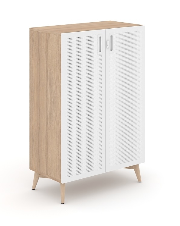Choice 3H Office Cabinet w/Lock & Acoustic Doors