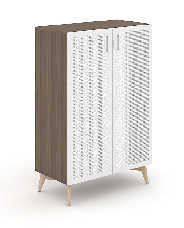 Choice 3H Cabinet w/2 Shelves & Lock & Acoustic Doors