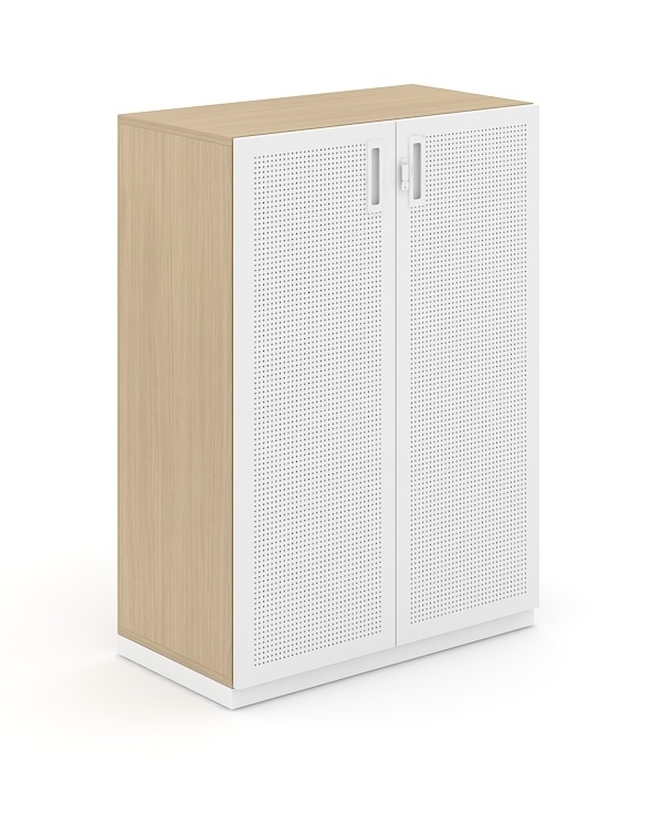 Choice 3H Cabinet w/2 Shelves & Lock & Acoustic Doors