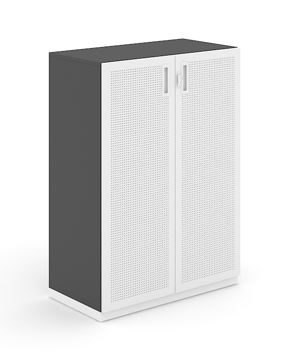 Choice 3H Office Cabinet w/Lock & Acoustic Doors