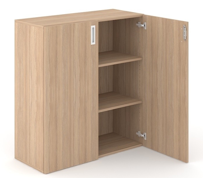 Choice 3H Office Cabinet w/2 Shelves & Lock, Width 39.3"