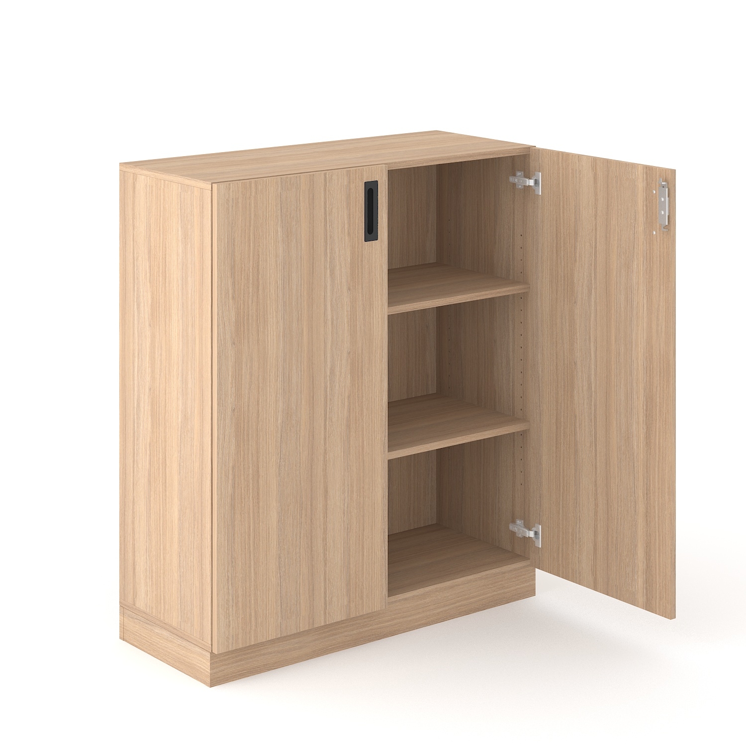 Choice 3H Office Cabinet w/2 Shelves & Lock, Width 39.3"