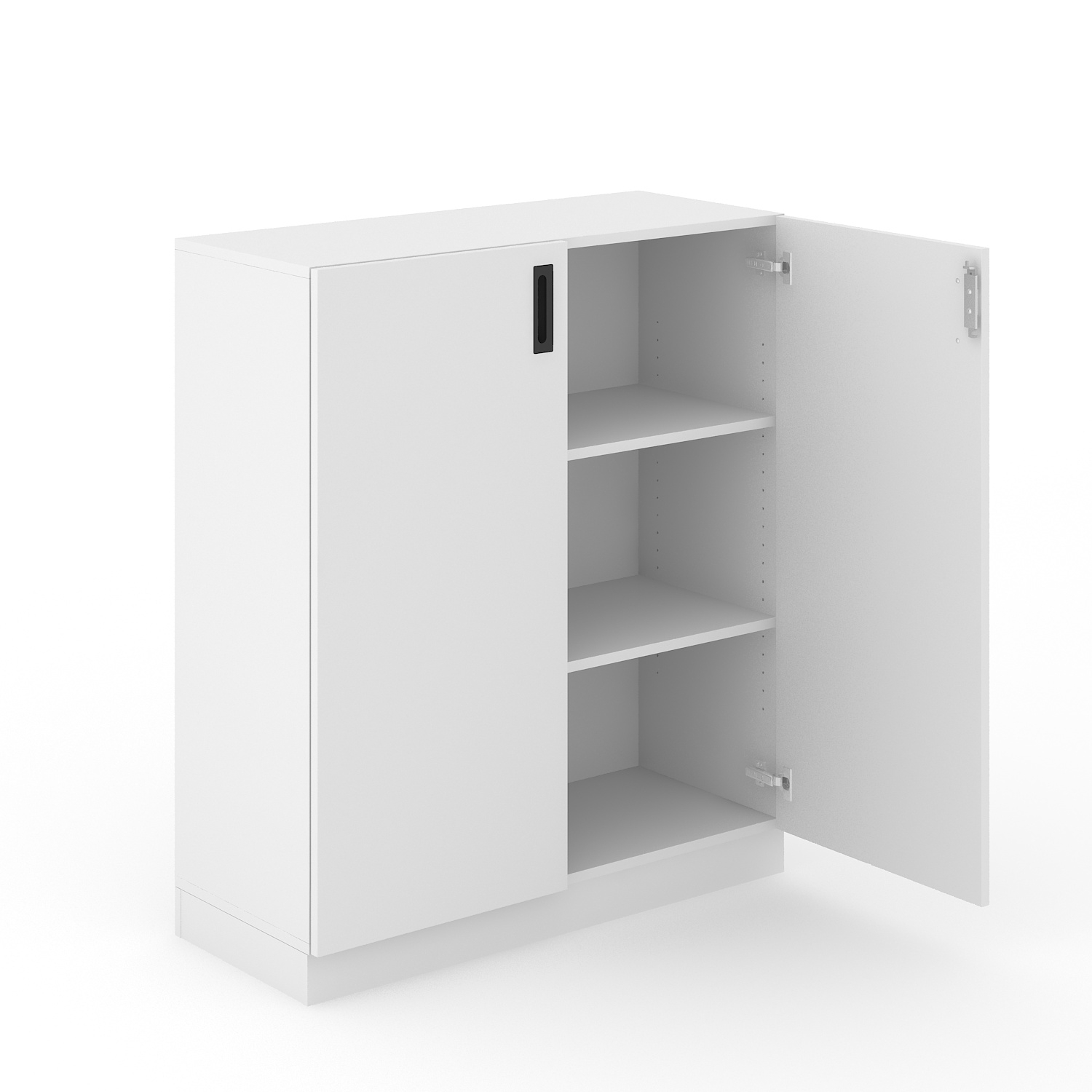 Choice 3H Office Cabinet w/2 Shelves & Lock, Width 39.3"