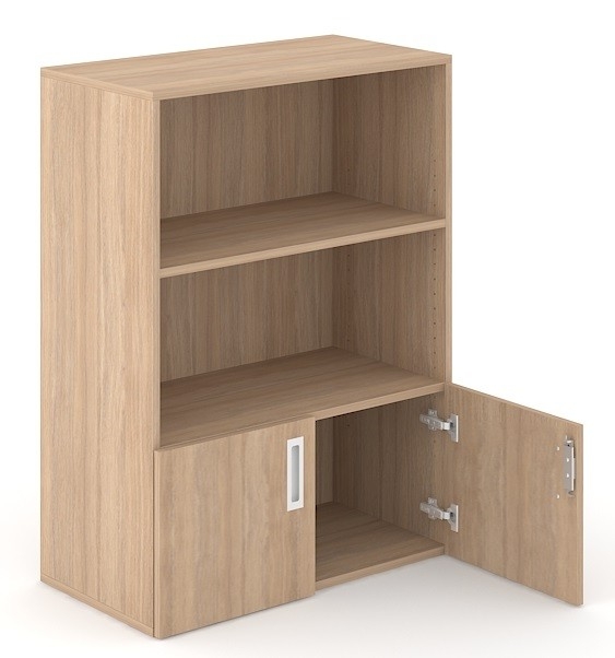 Choice 3H Office Cabinet w/2 Doors & Lock & Fixed Shelf