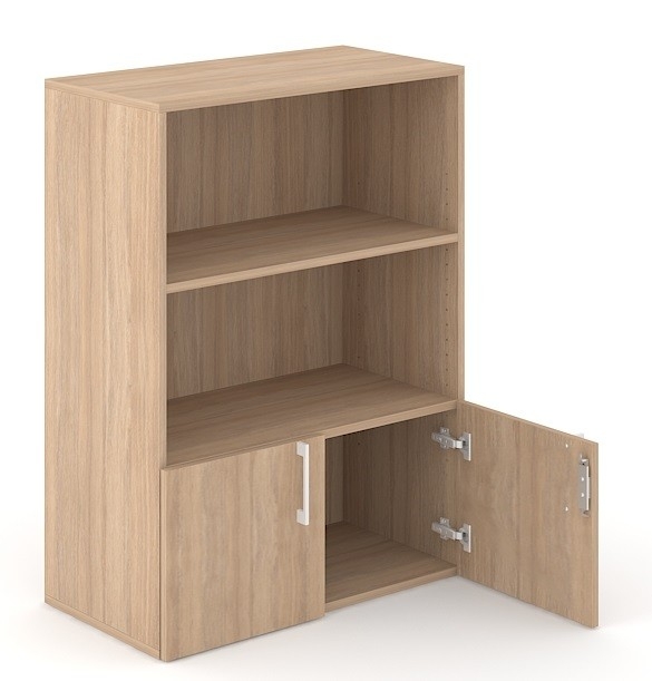 Choice 3H Office Cabinet w/2 Doors & Lock & Fixed Shelf