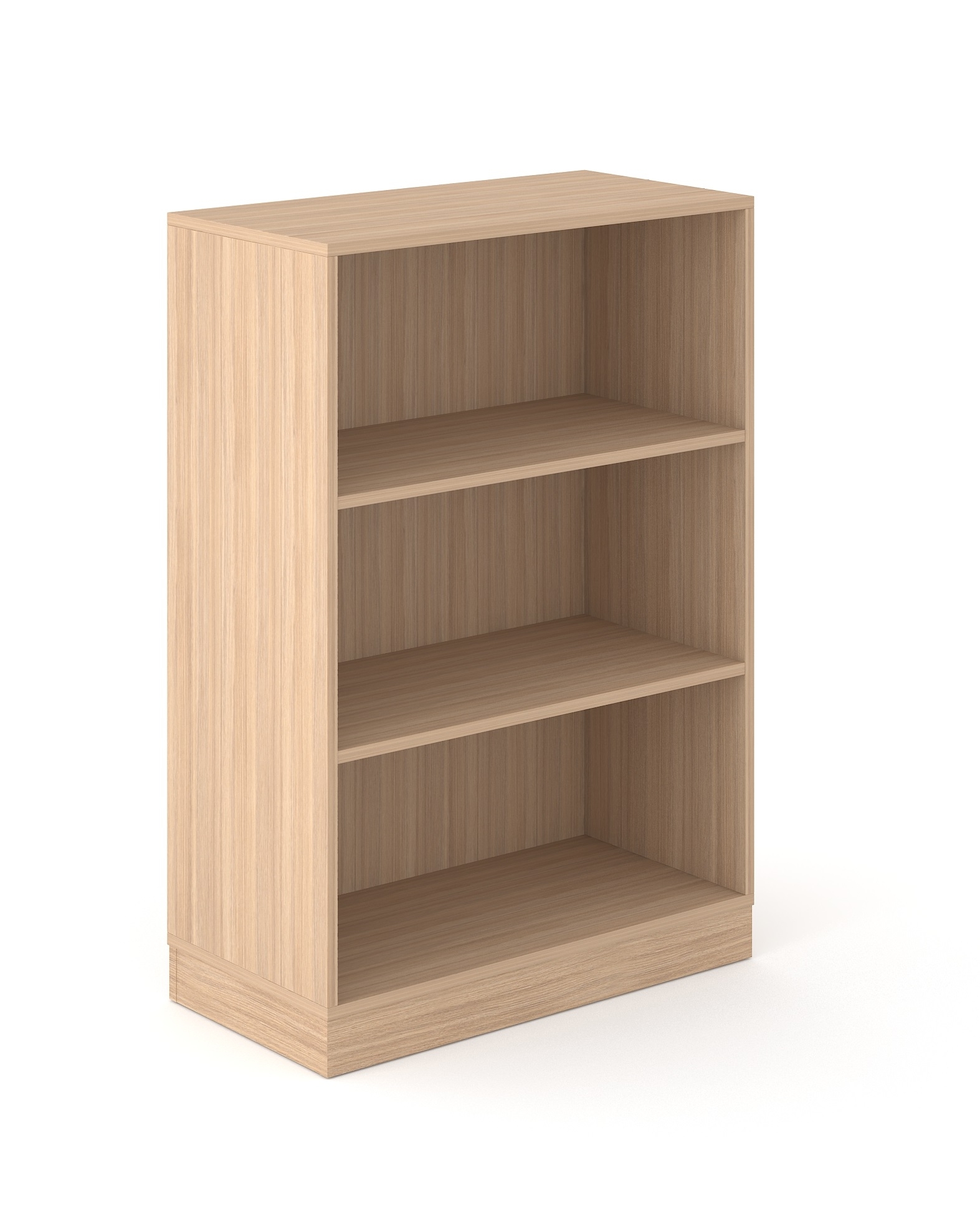 Choice 3H Office Bookcase w/2 Fixed Shelves
