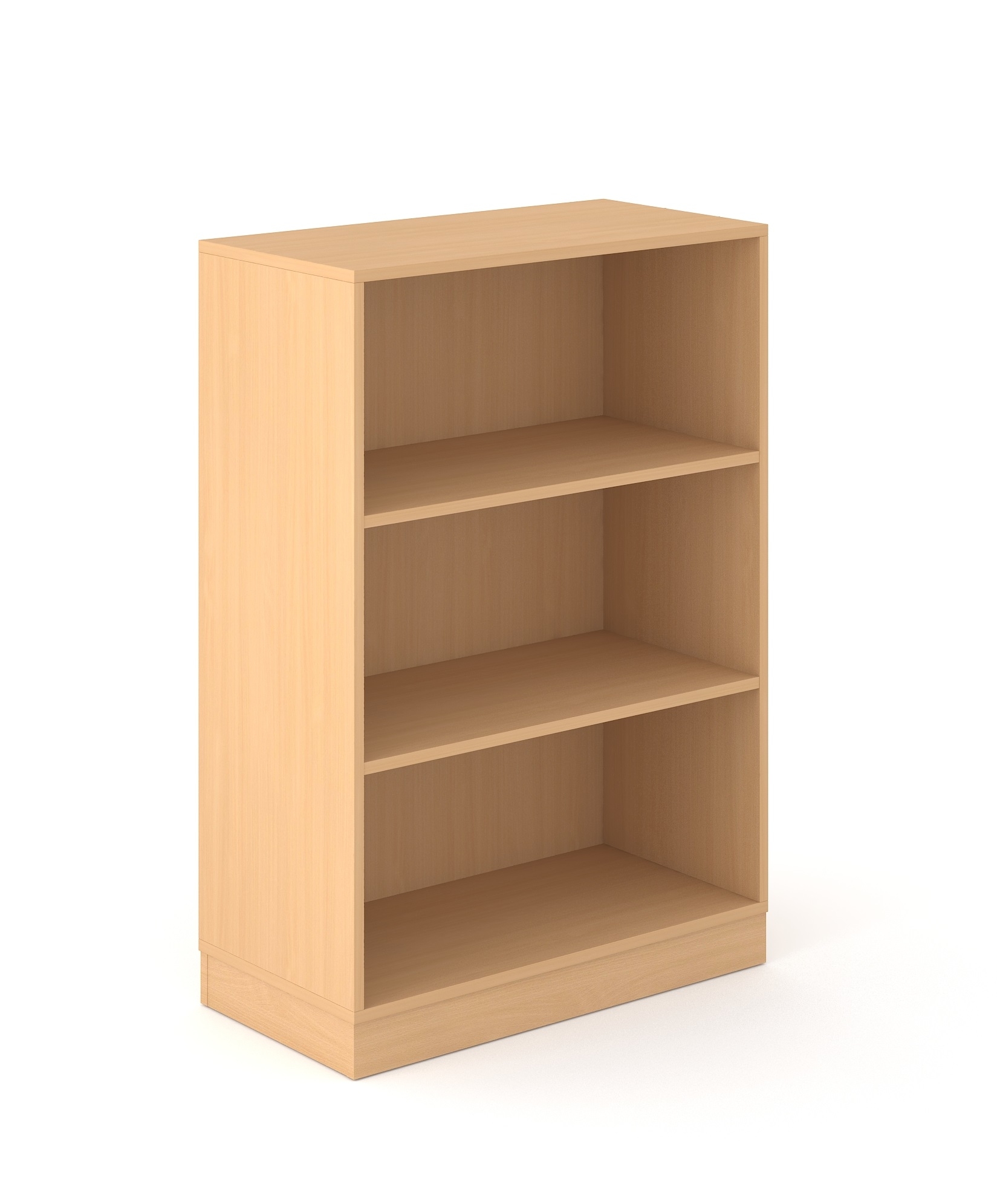 Choice 3H Office Bookcase w/2 Fixed Shelves