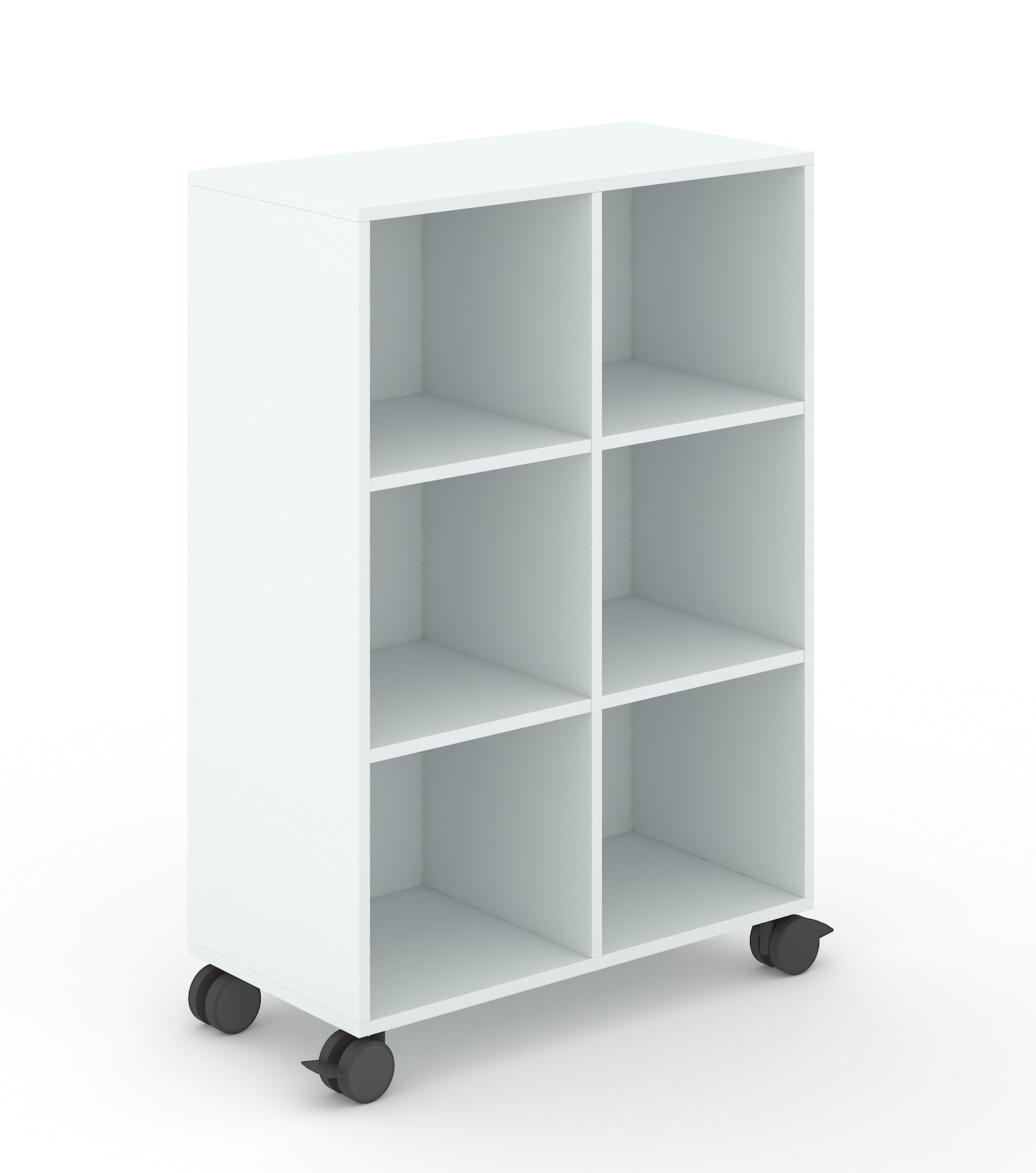 Choice 3H Office Bookcase w/4 Fixed Shelves