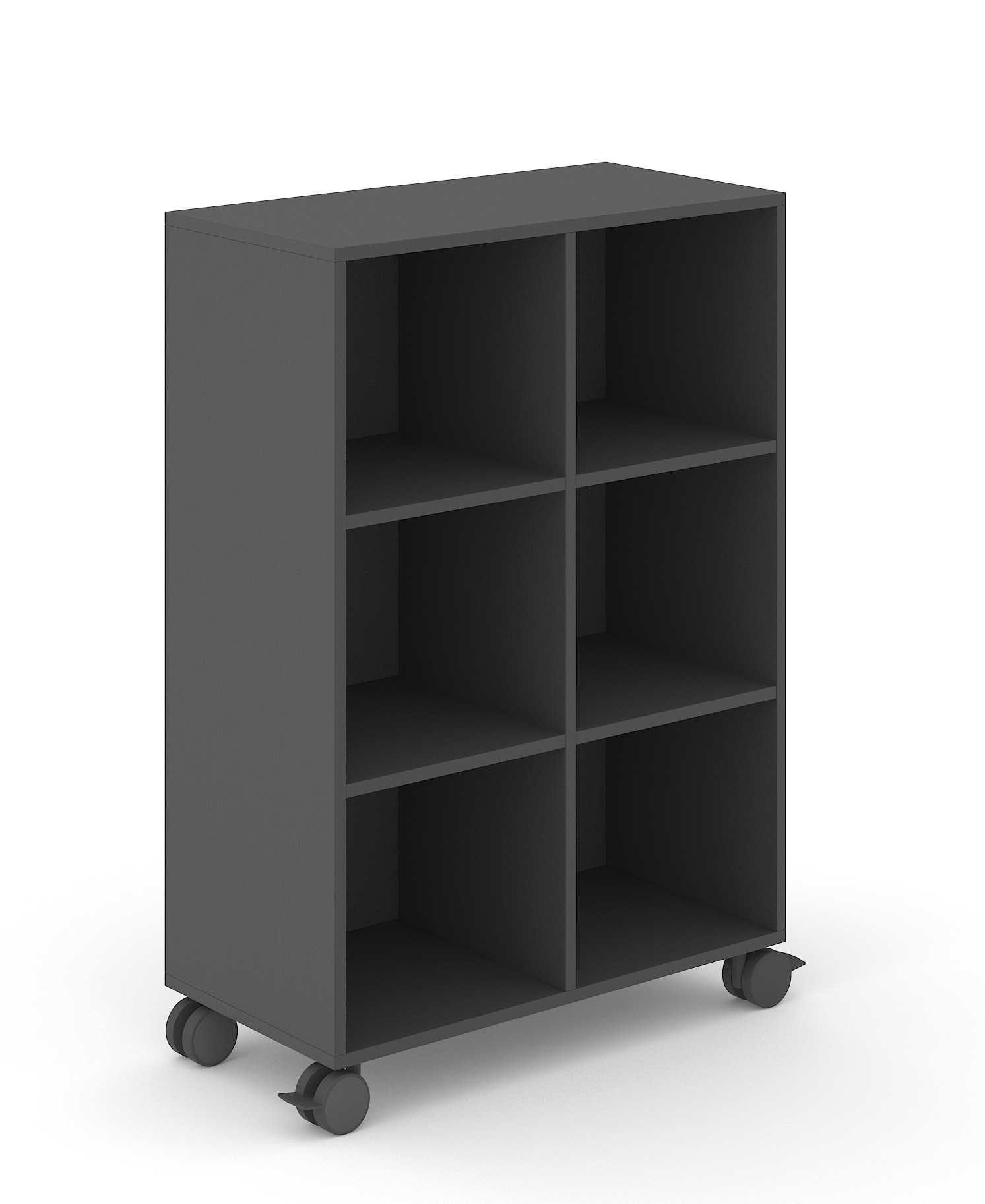 Choice 3H Office Bookcase w/4 Fixed Shelves