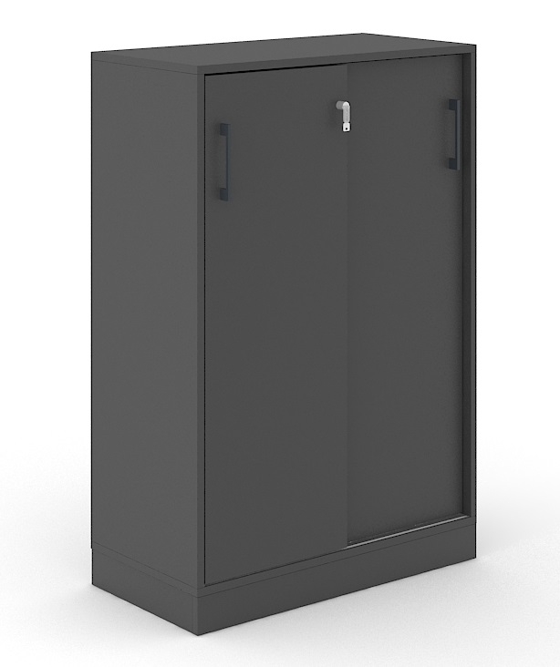 Choice 3H Office Cabinet w/Sliding Doors, Width 31.4"