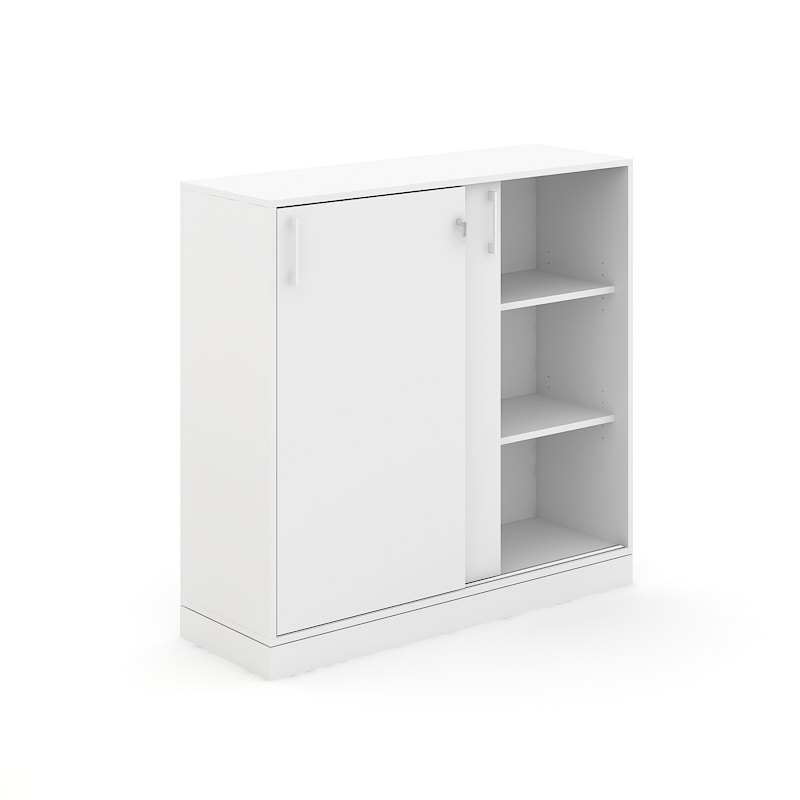 Choice 3H Office Cabinet w/Sliding Doors, Width 47.2"
