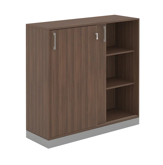 Choice 3H Office Cabinet w/Sliding Doors, Width 47.2"