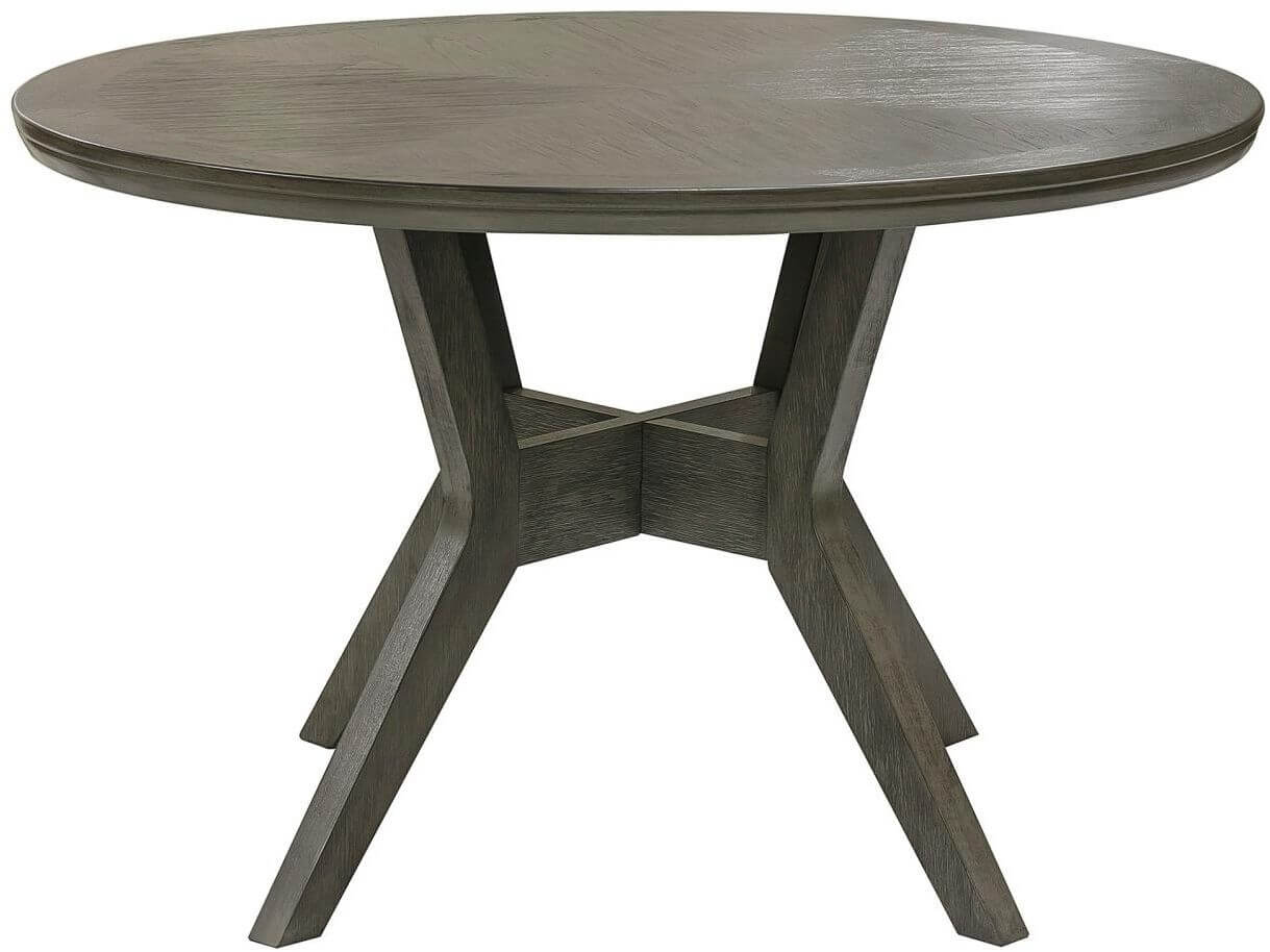 Nisky Transitional Round Wood Dining Table