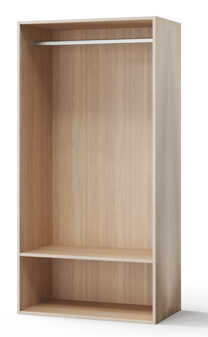 Choice 4 Lockers Cabinet w/Open Wardrobe, Plinth, Planter Boxes & Electronic Lock