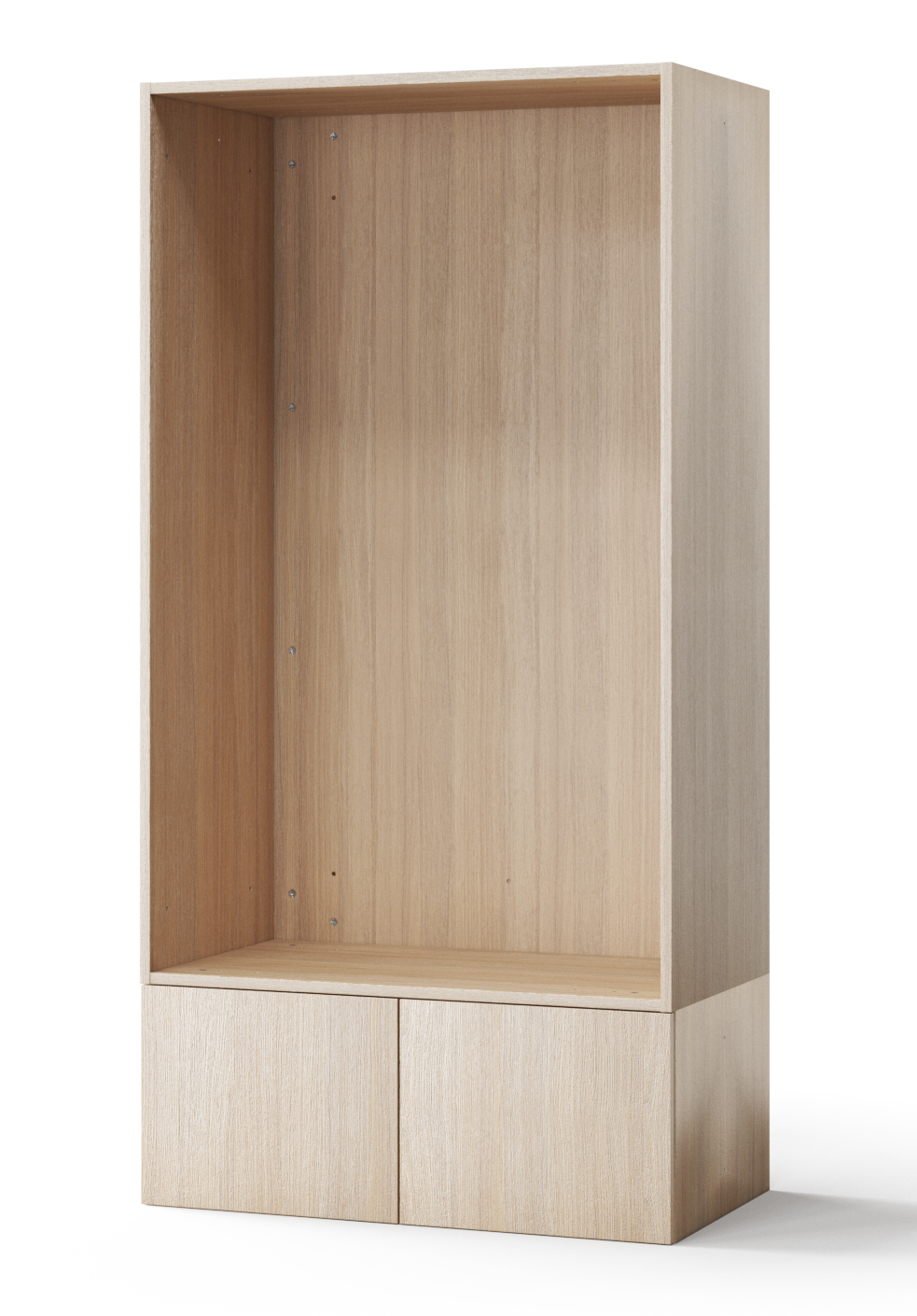 Choice 4 Lockers Cabinet w/2 Doors & Fabric Panels, Plinth, Planter Boxes & Electronic Hidden Lock