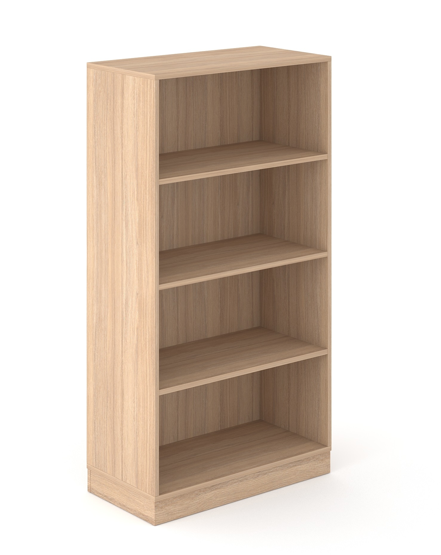 Choice 4H Office Bookcase w/3 Fixed Shelves