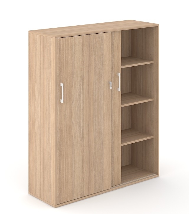 Choice 4H Office Cabinet w/Sliding Doors, Width 47.2"