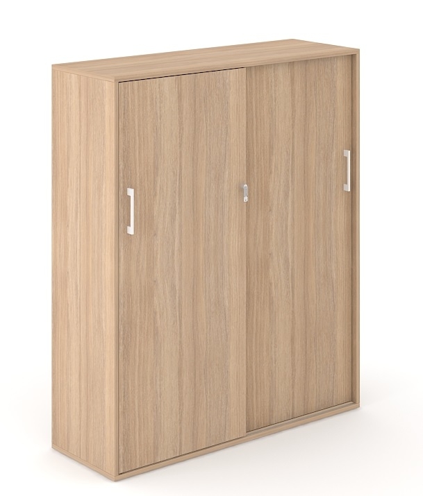 Choice 4H Office Wardrobe w/Sliding Doors & Pull-Out Hanging Rails