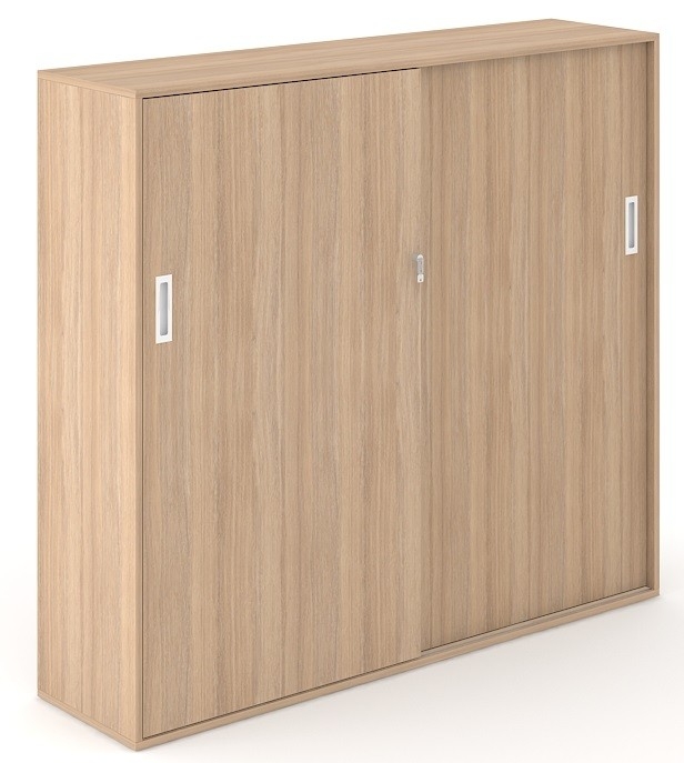 Choice 4H Office Cabinet w/Sliding Doors, Width 62.9"