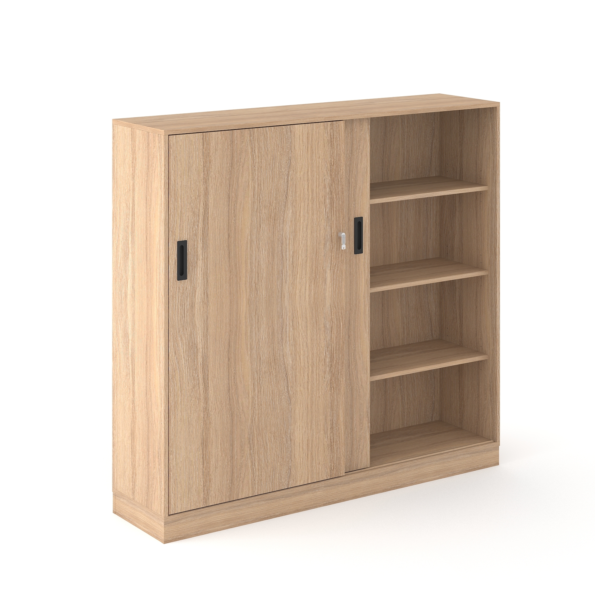 Choice 4H Office Cabinet w/Sliding Doors, Width 62.9"