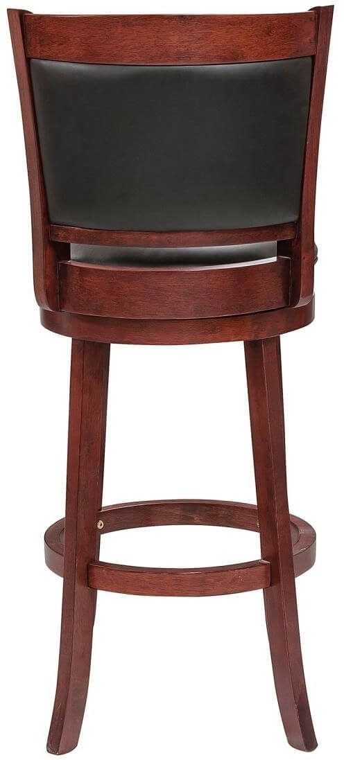 Shapel Transitional Swivel Pub Chair w/Cushion Back