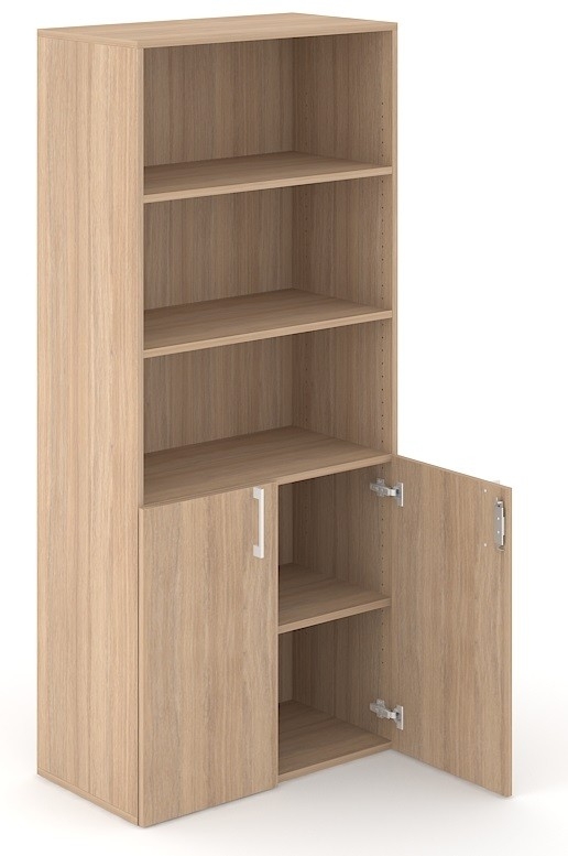 Choice 5H Office Cabinet w/Lock & 4 Shelves & 2 Doors