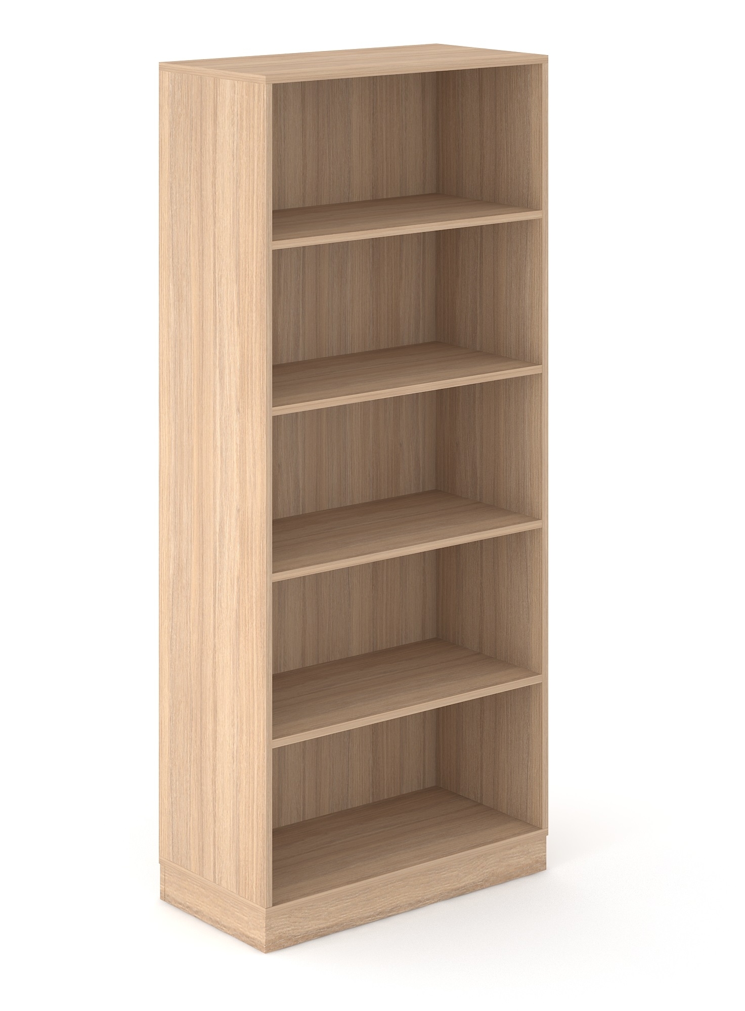 Choice 5H Office Bookcase w/4 Fixed Shelves