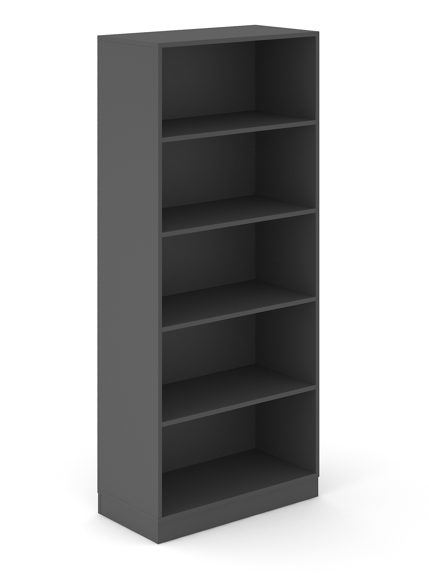 Choice 5H Office Bookcase w/4 Fixed Shelves