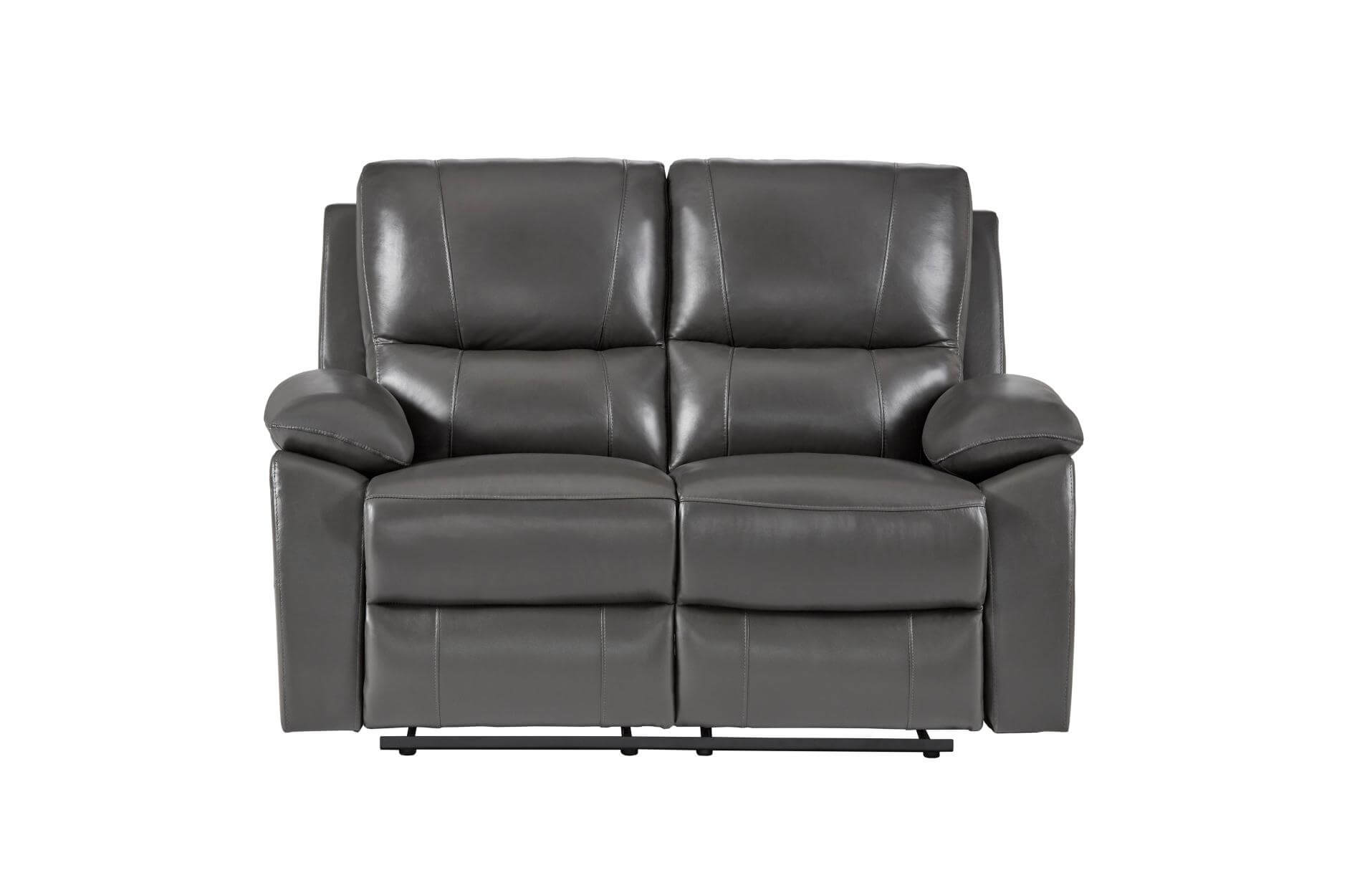 Greeley Leather Loveseat by Homelegance