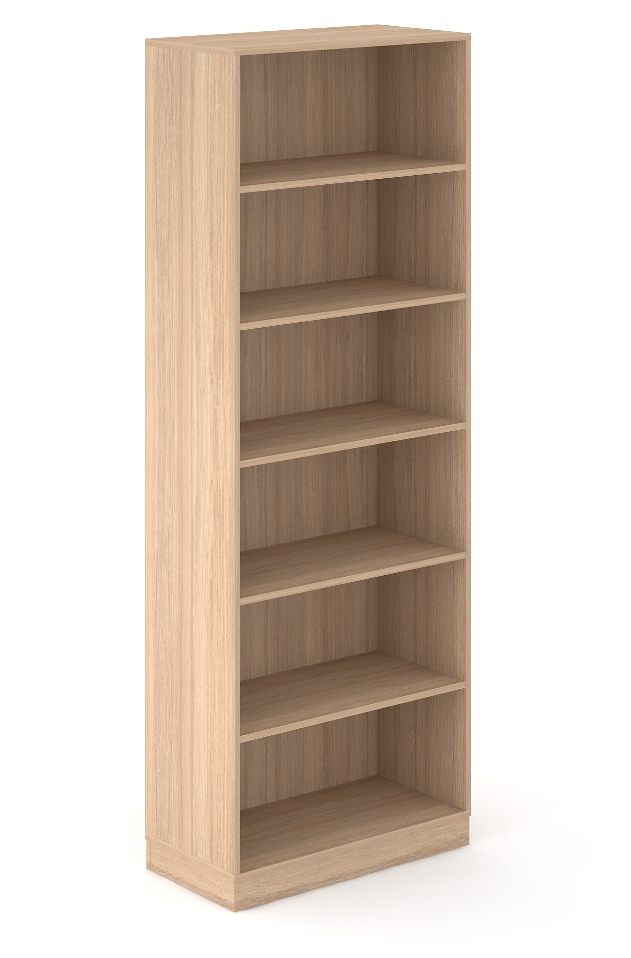 Choice 6H Office Bookcase w/5 Fixed Shelves