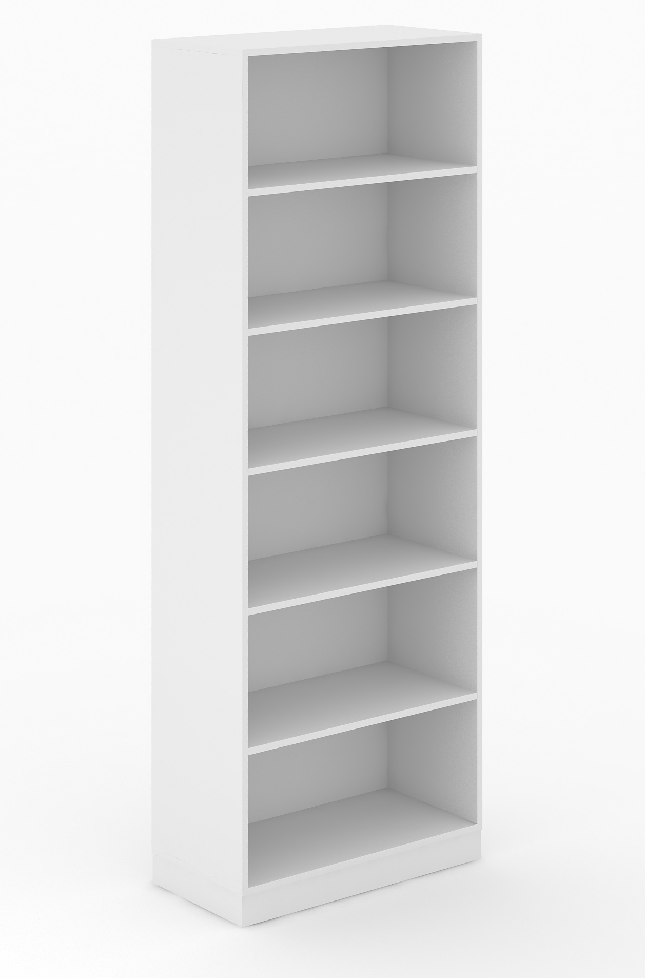 Choice 6H Office Bookcase w/5 Fixed Shelves