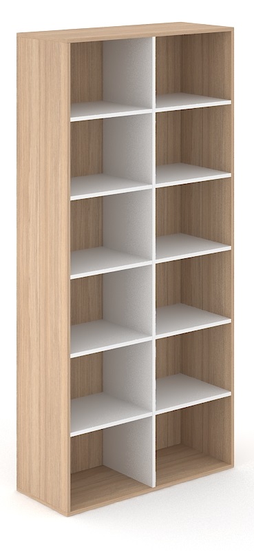 Choice 6H Bookcase w/10 Fixed Shelves
