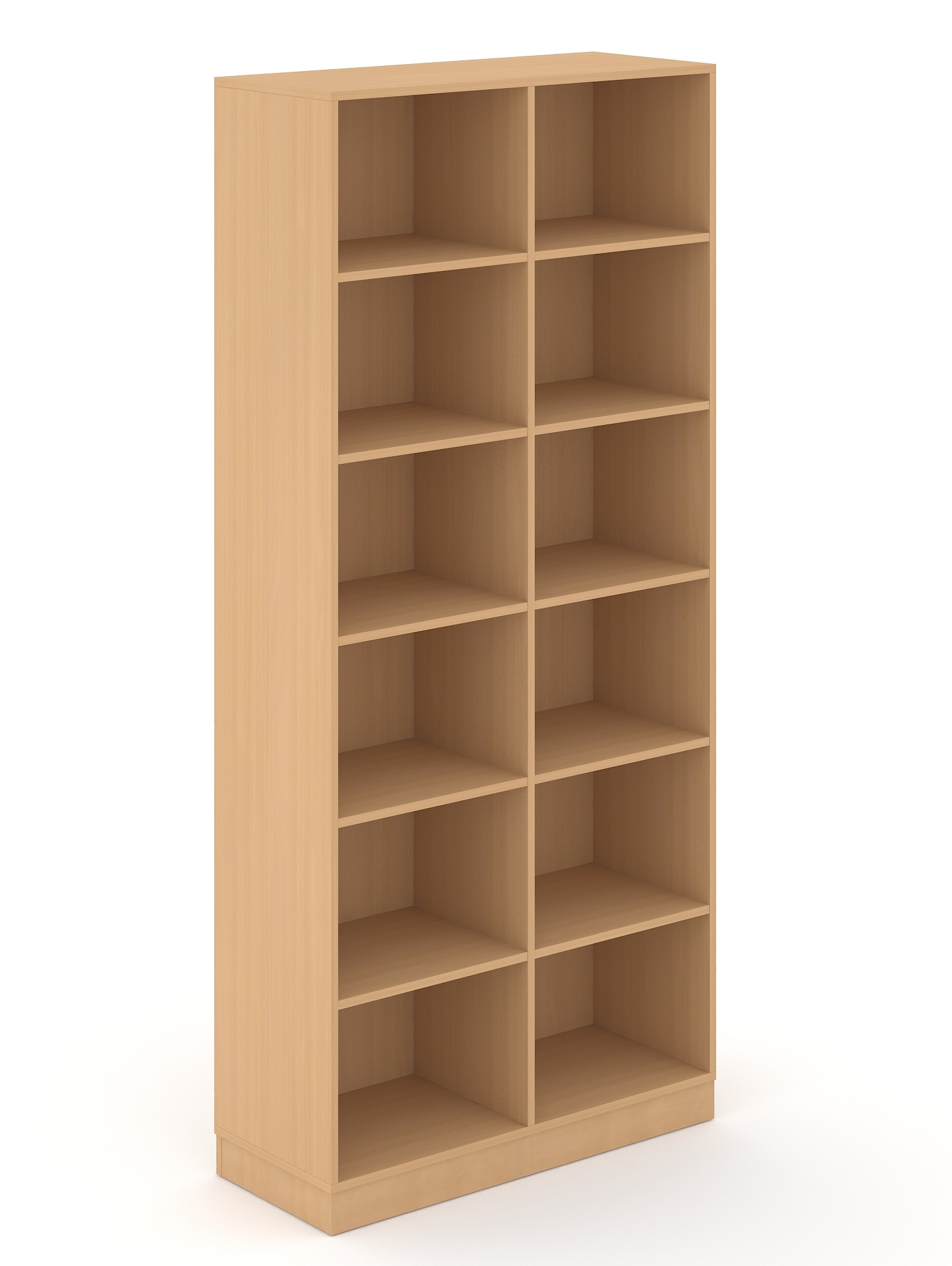 Choice 6H Bookcase w/10 Fixed Shelves