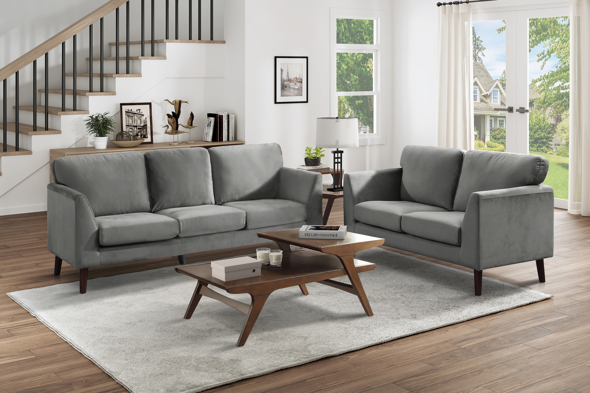 Tolley Velvet Living Room Set
