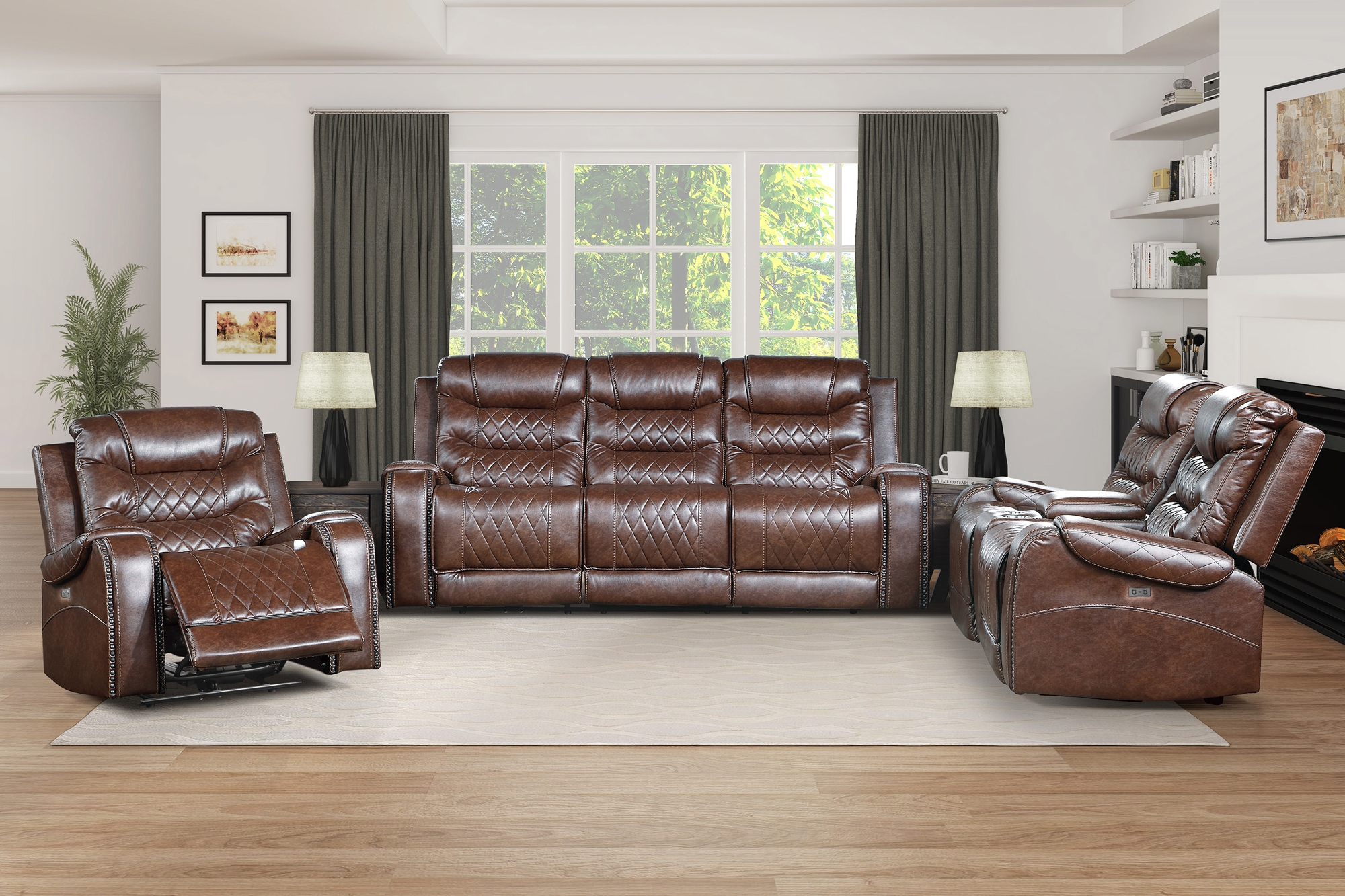 Putnam Power Reclining Living Room Set