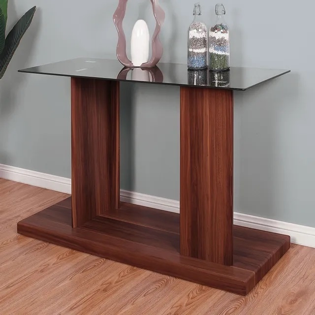 Mannedorf Glass/Paper Veneer Storage Coffee Table Set