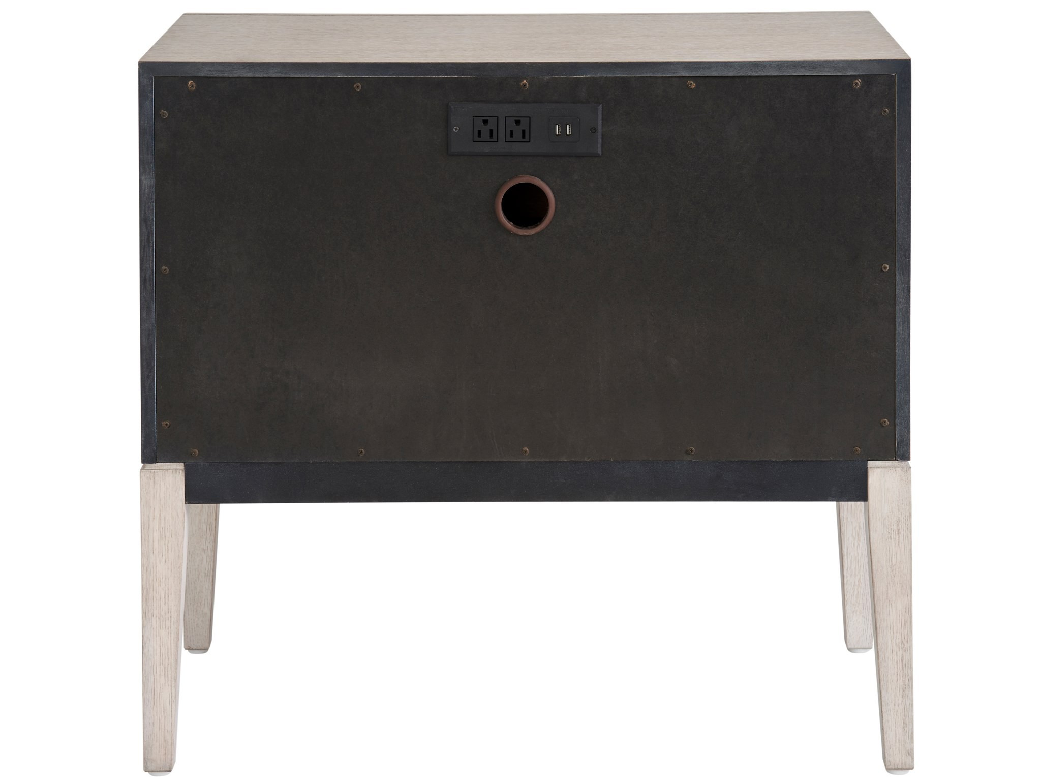 Presley Wood Nightstand w/2 Drawers