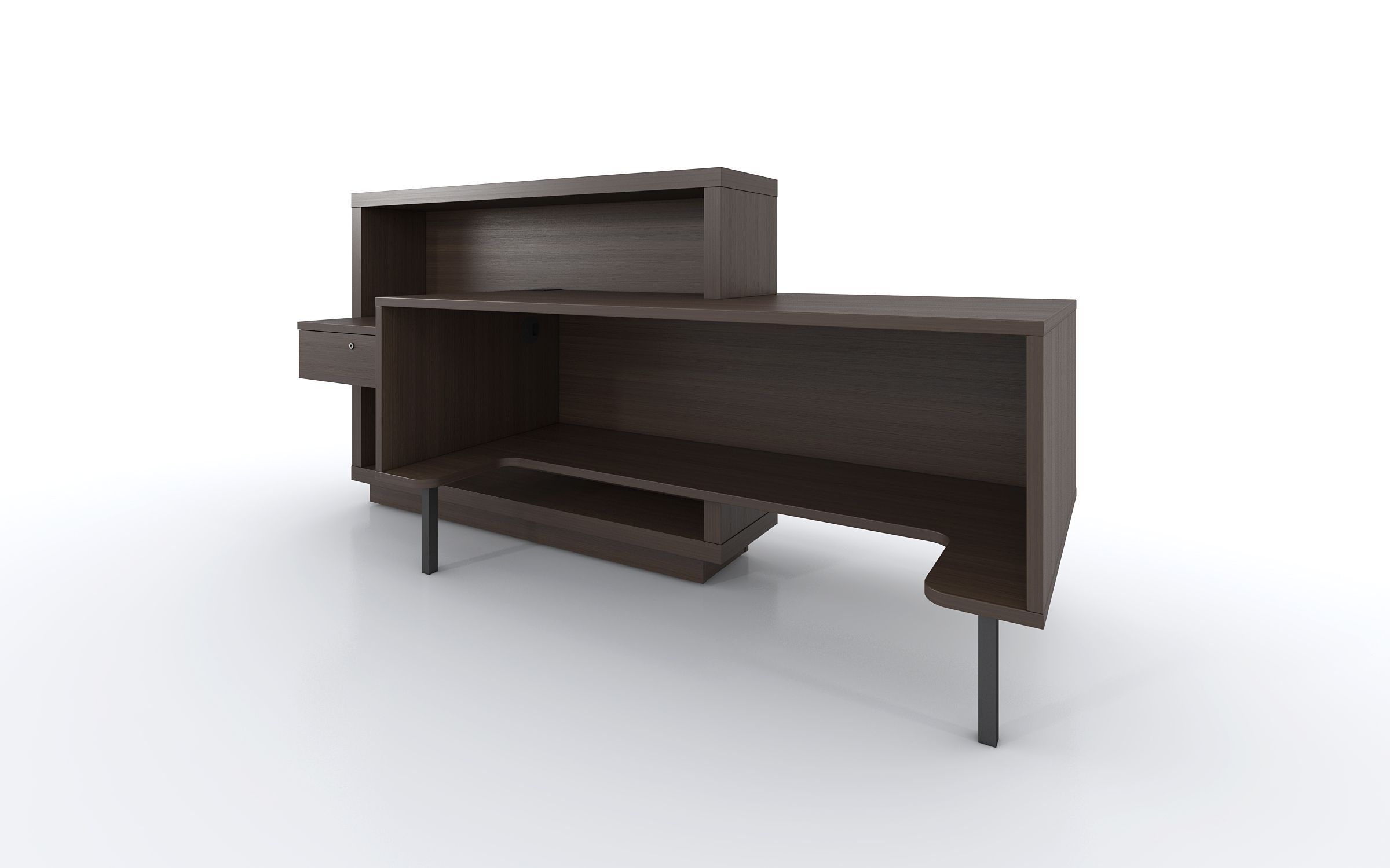 FORO Reception Desk, Left Facing Counter, ADA Compliance