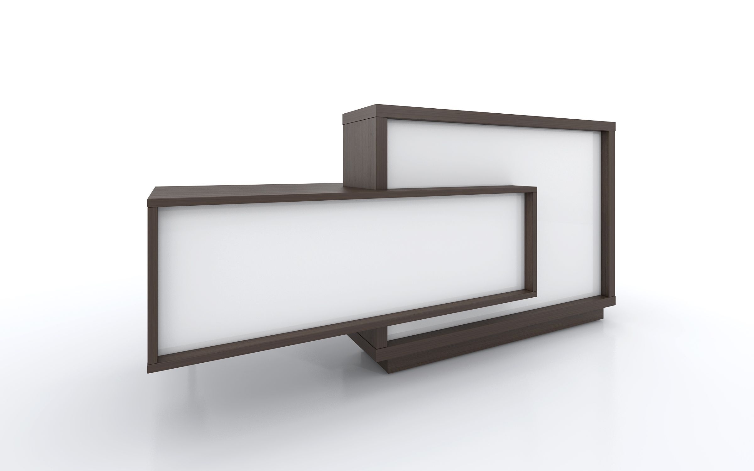 FORO Reception Desk, Left Facing Counter, ADA Compliance