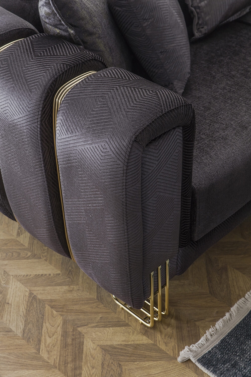 Almira Fabric Velvet Sofa