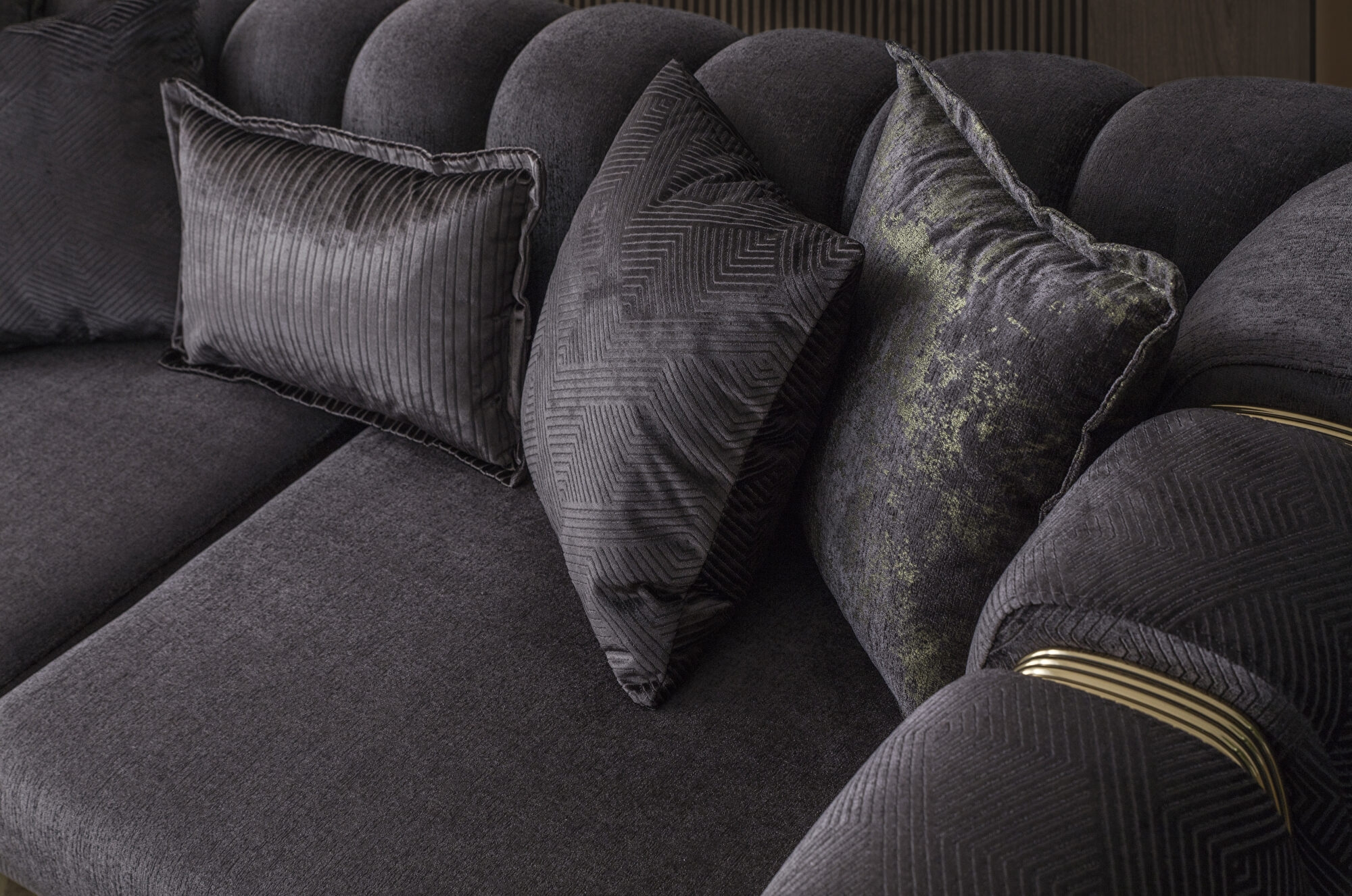 Almira Fabric Velvet Sofa