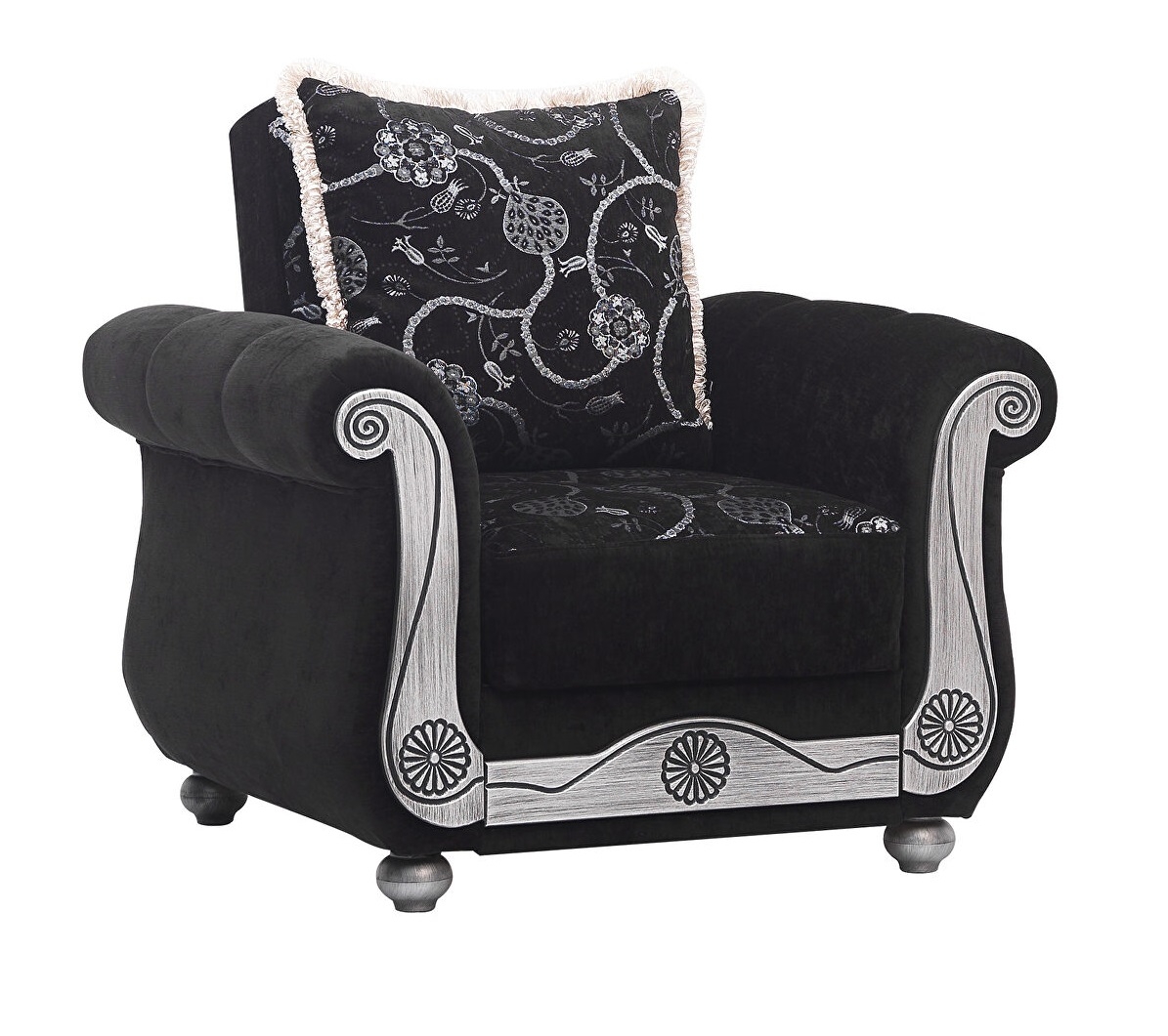 Americana Fabric Convertible Living Set