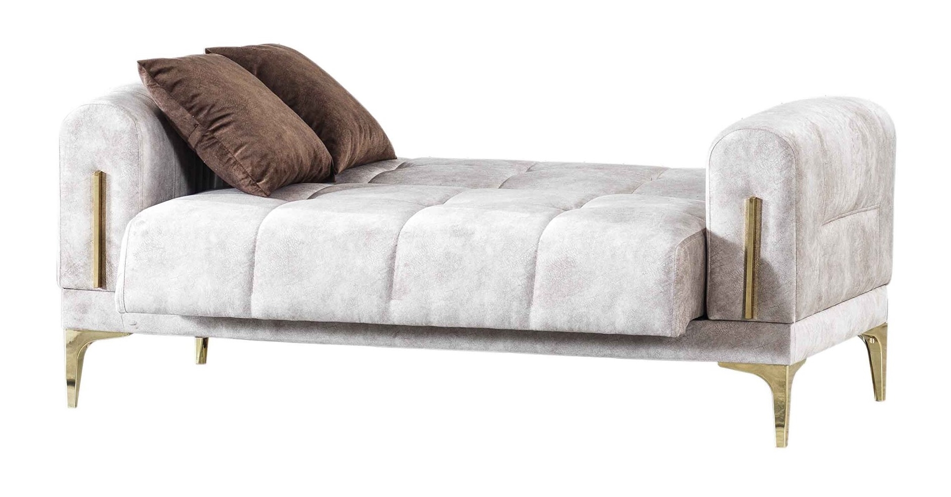 Moda Fabric Velvet Convertible Living Set