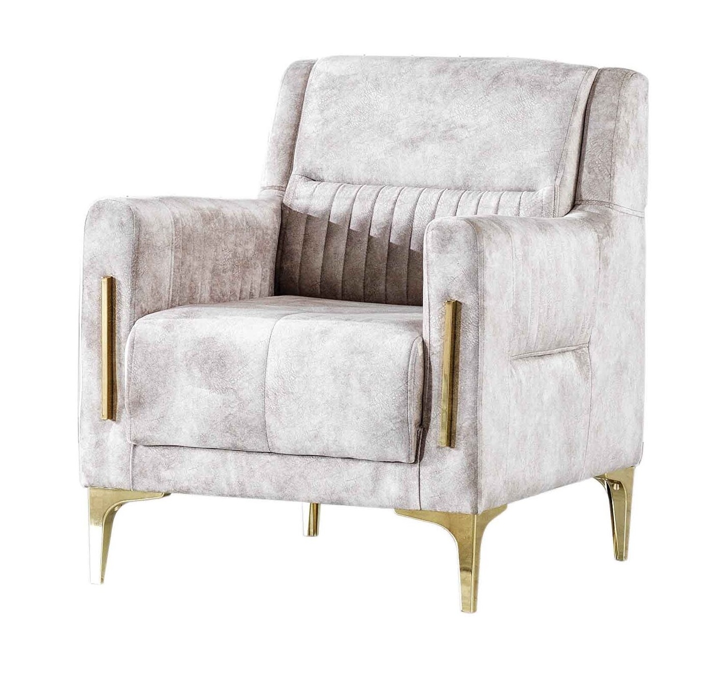 Moda Fabric Velvet Convertible Living Set