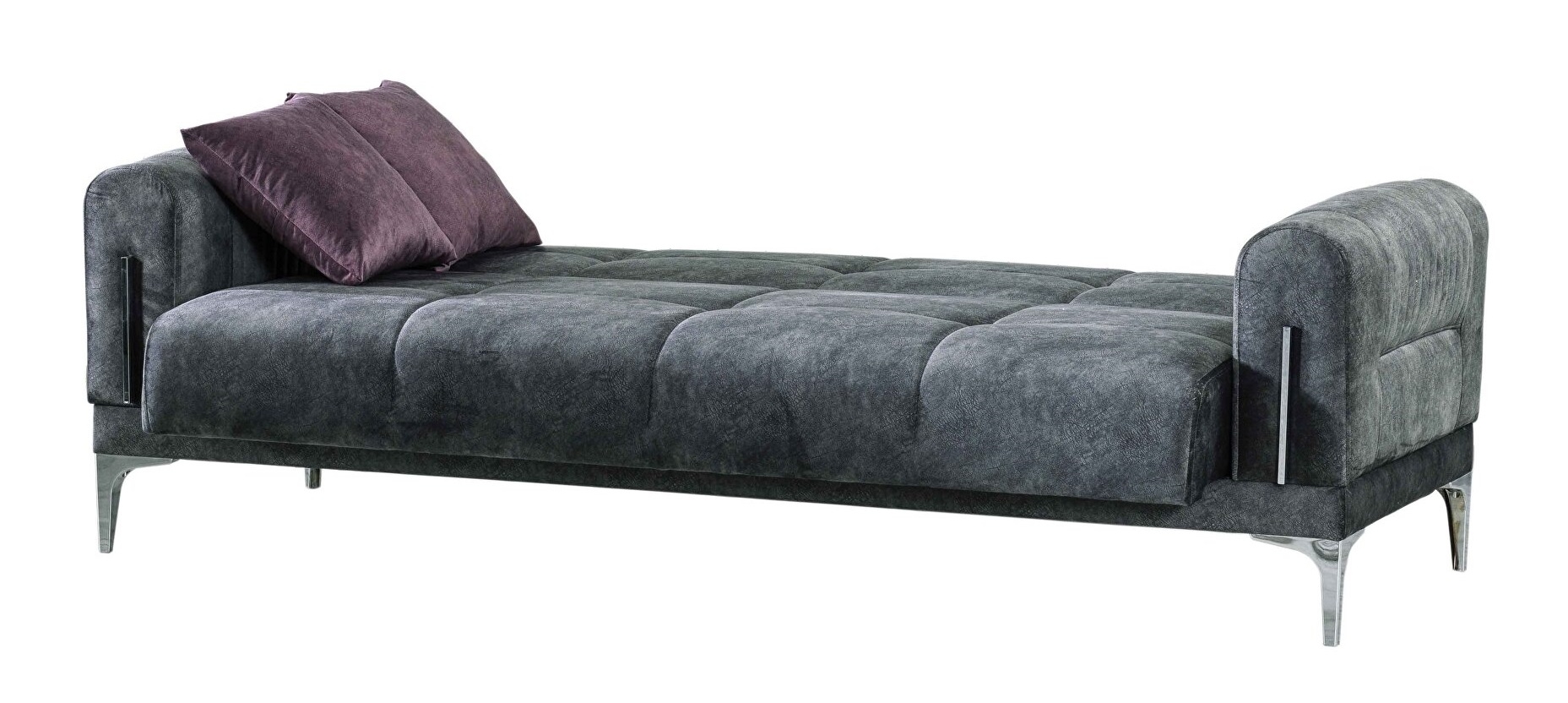 Moda Fabric Velvet Convertible Living Set