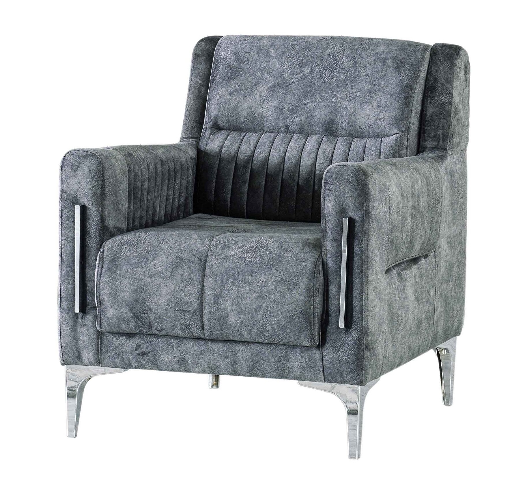 Moda Fabric Velvet Convertible Living Set