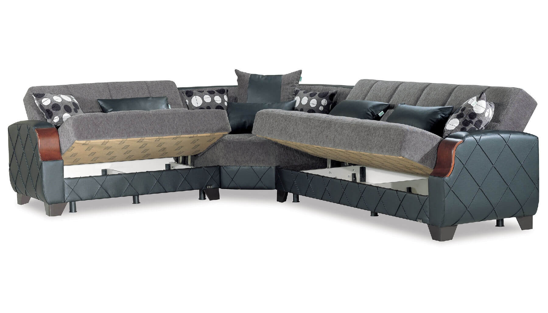 Molina Fabric Convertible Sectional Sofa