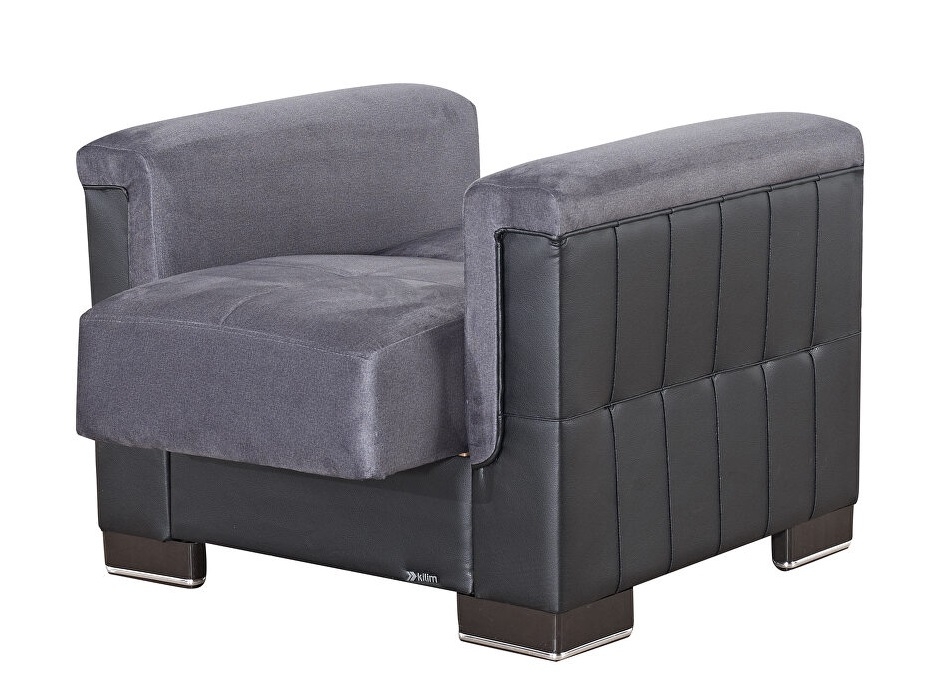 Armada Pro Fabric/PU Convertible Sleeper Chair