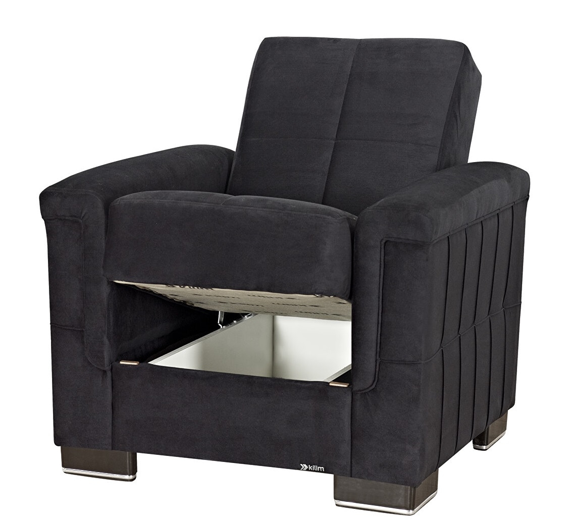 Armada Pro Fabric/PU Convertible Sleeper Chair